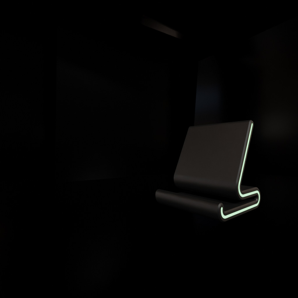 Modern Curve Phone Stand