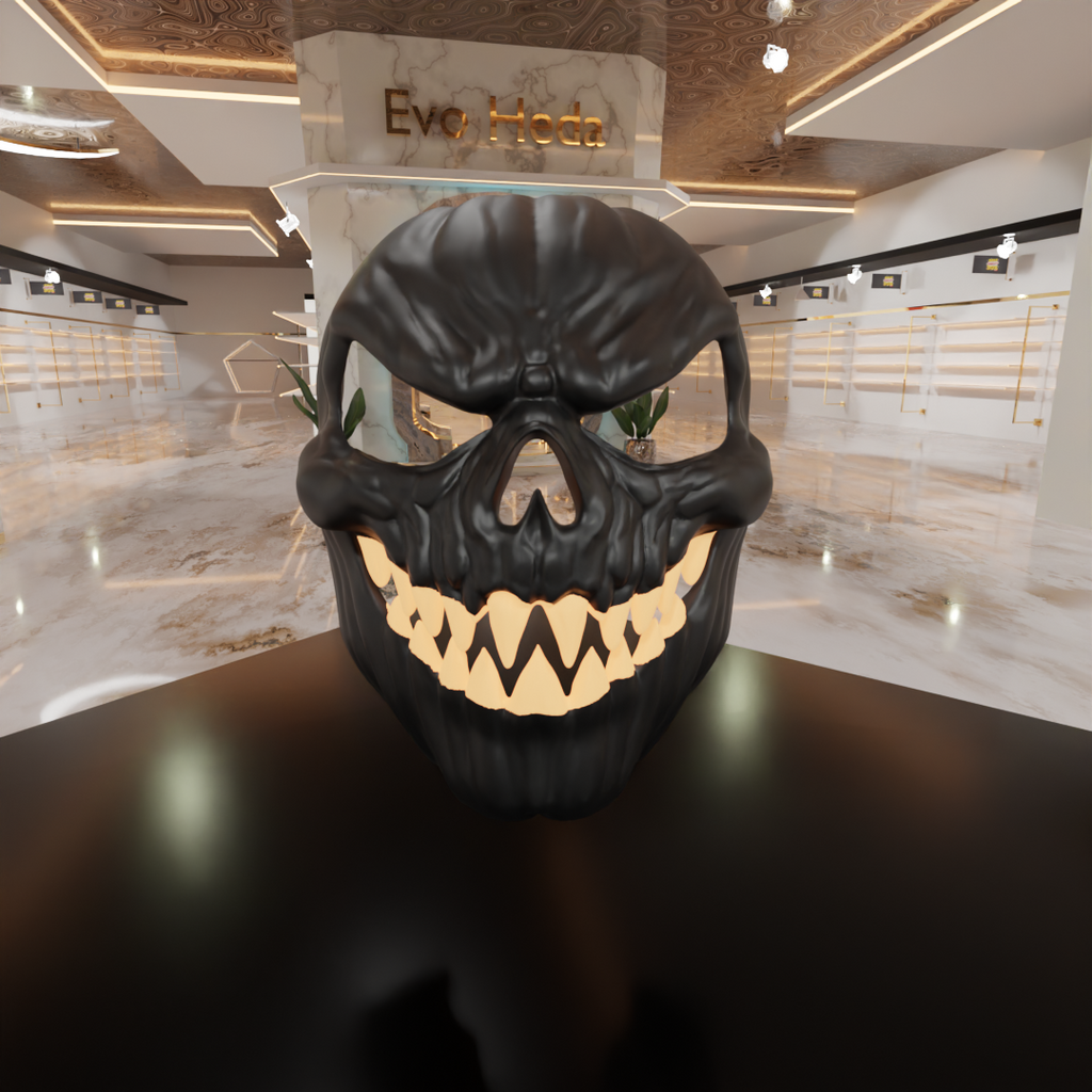 Evil Pumpkin Mask