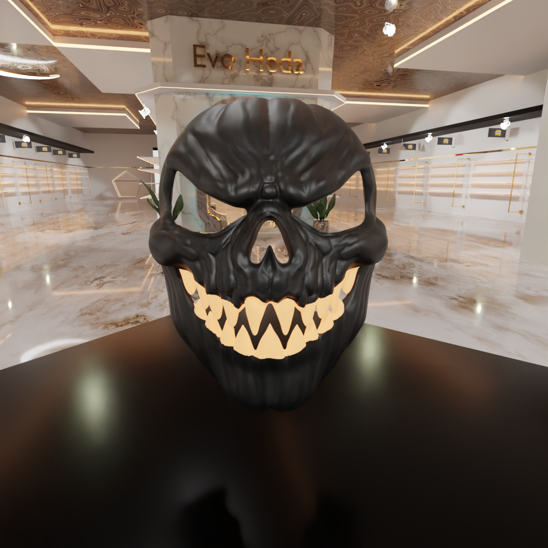 Evil Pumpkin Mask