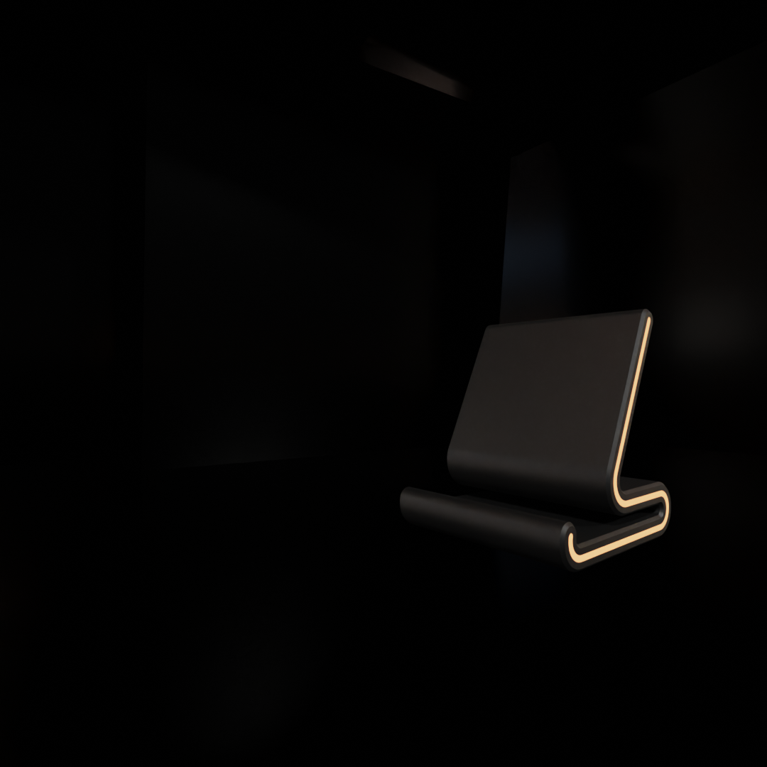 Modern Curve Phone Stand