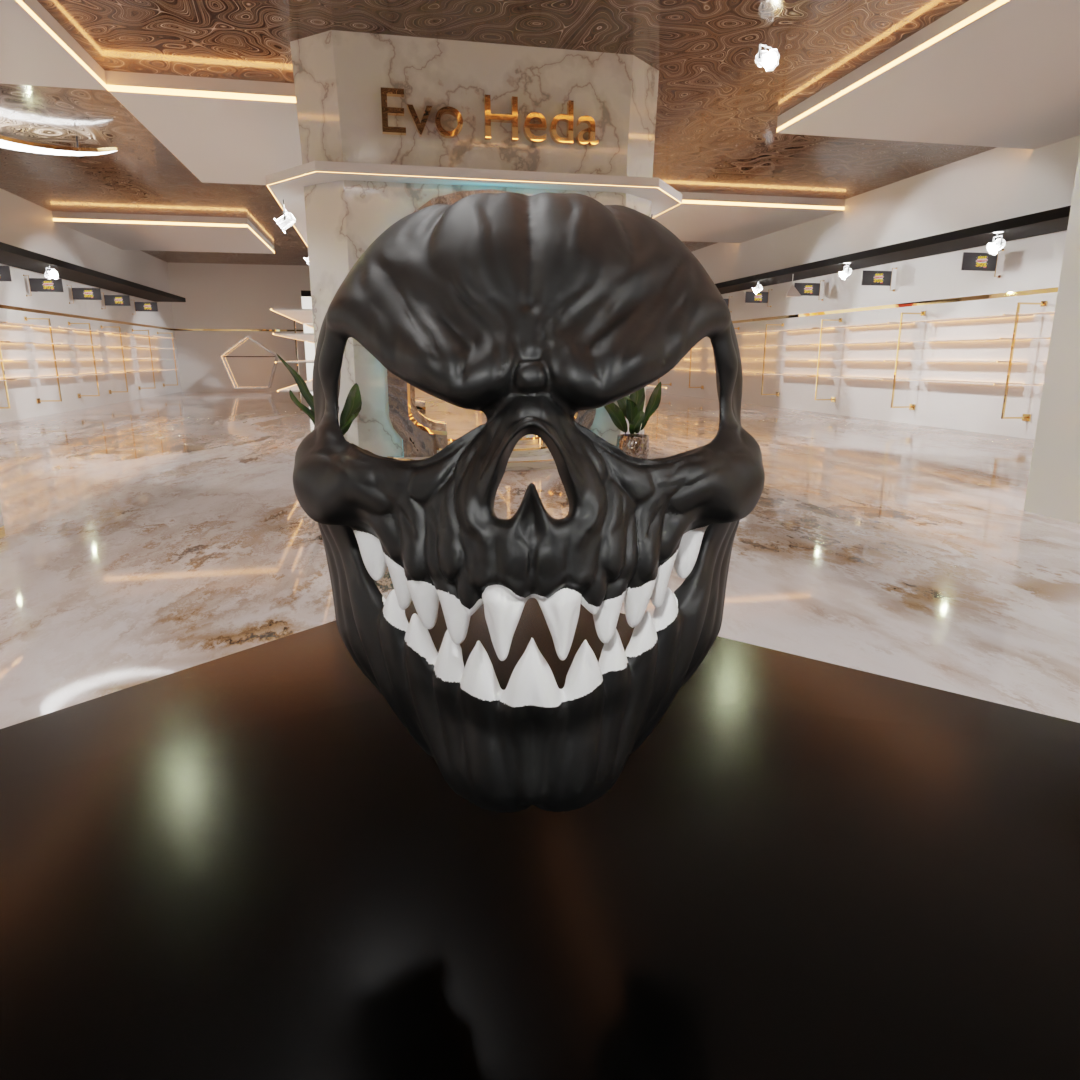 Evil Pumpkin Mask