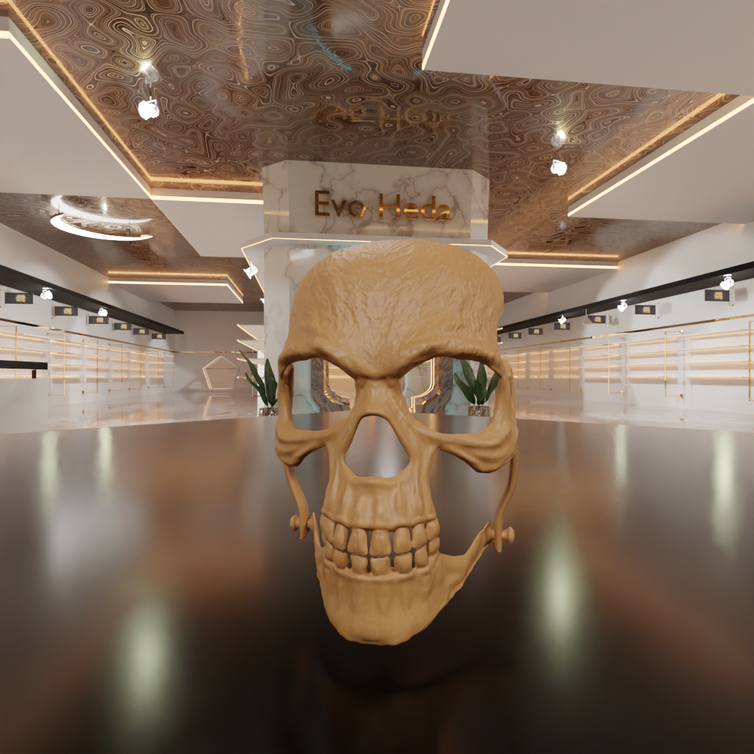 Movable Jaw Skull Mask