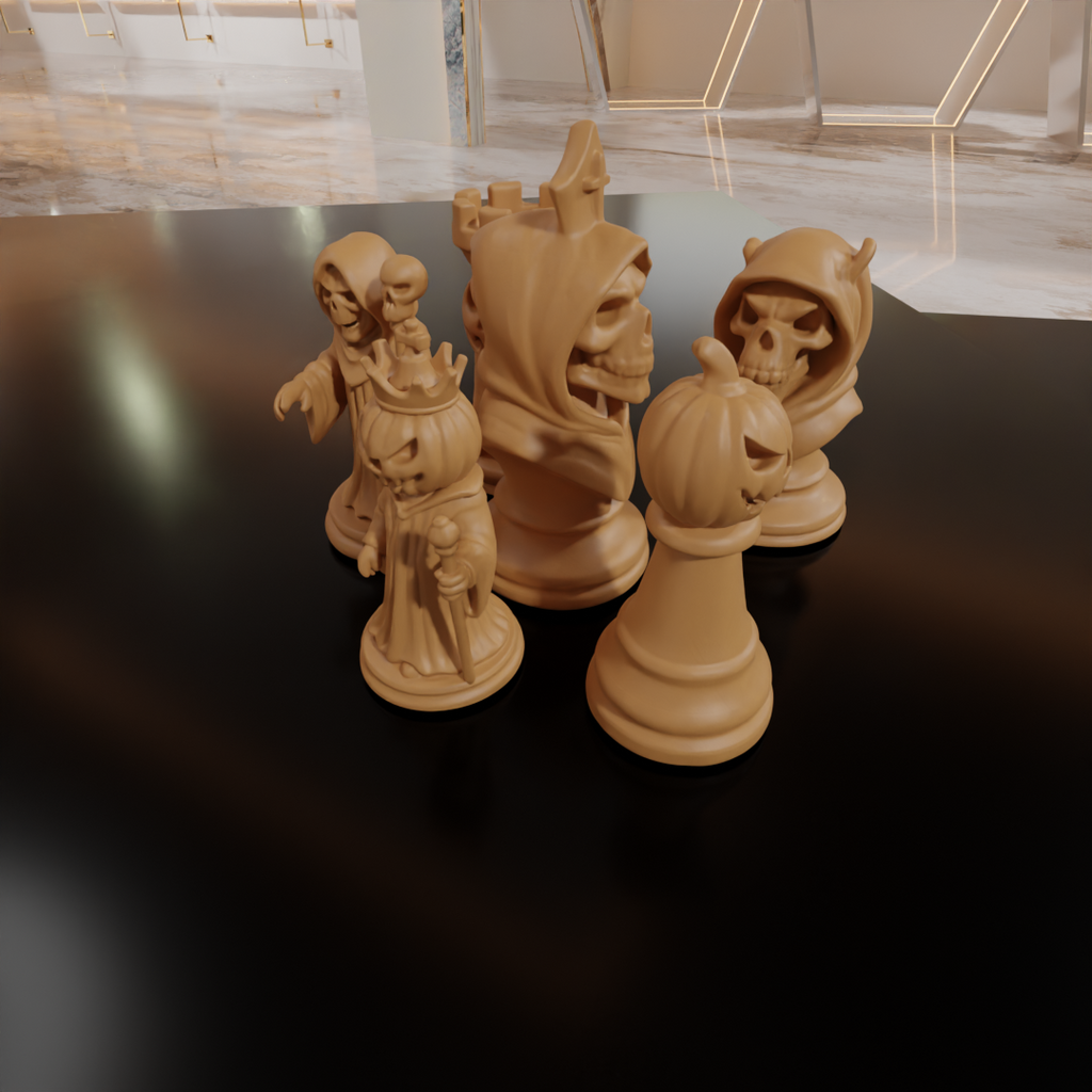 Halloween Horror Chess Set