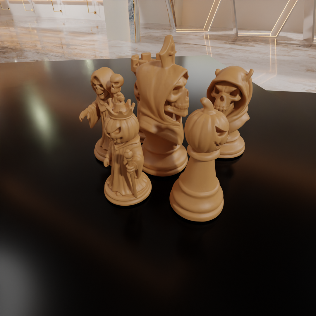 Halloween Horror Chess Set