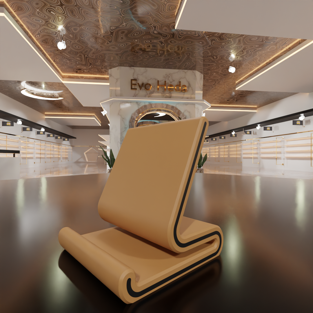 Modern Curve Phone Stand