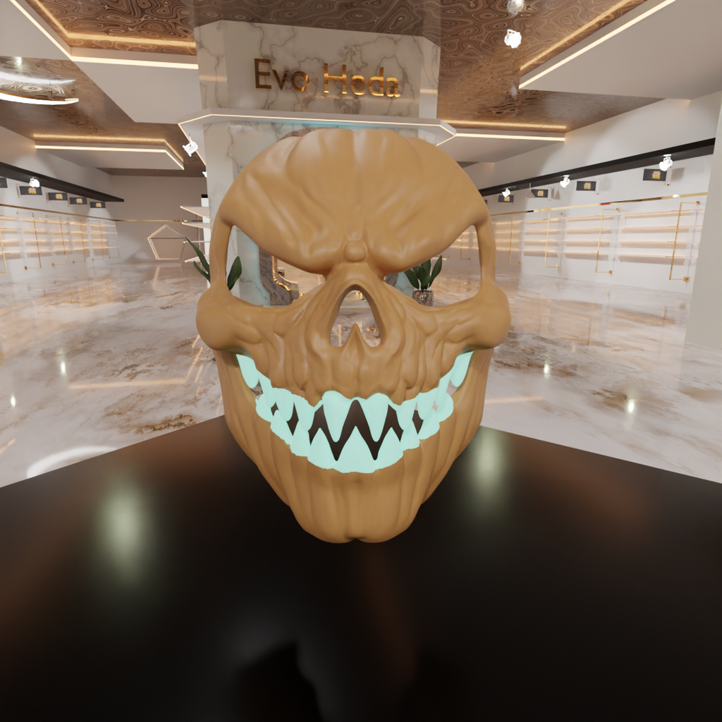 Evil Pumpkin Mask