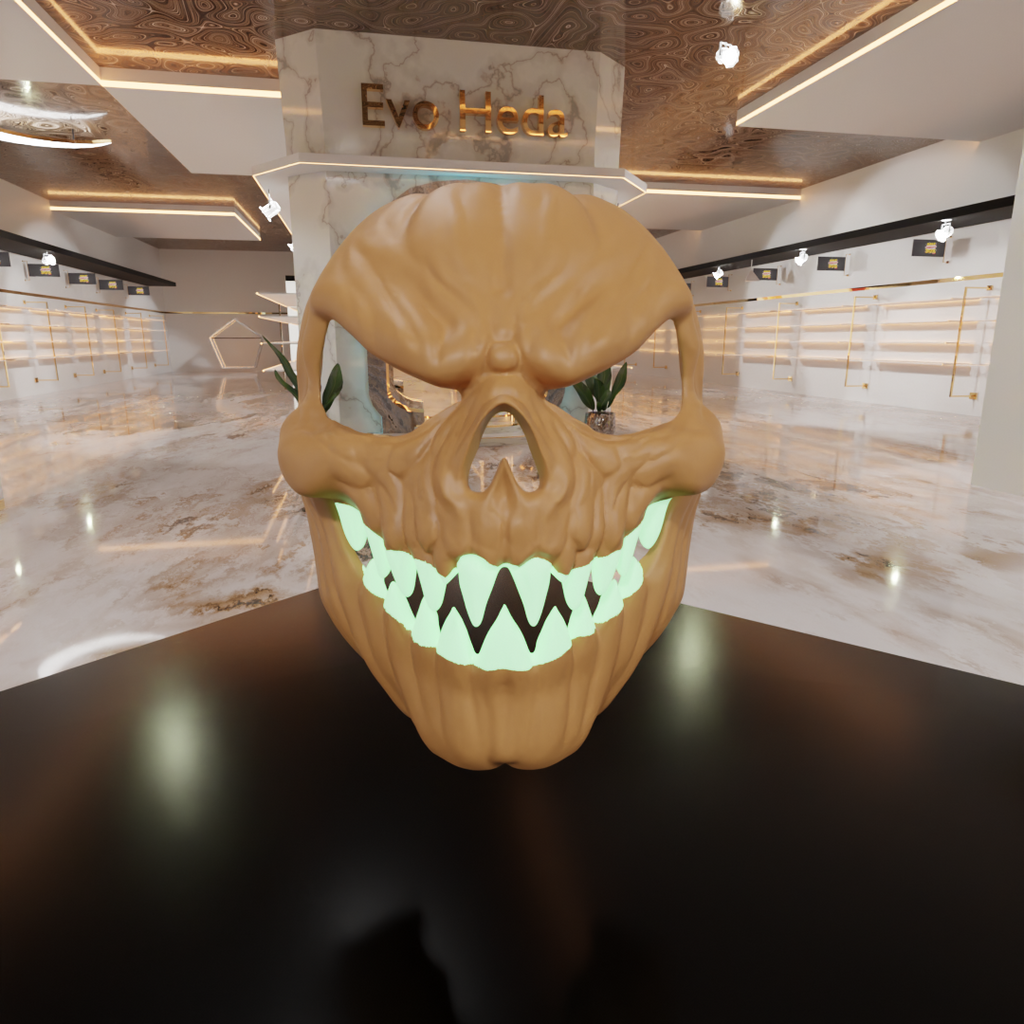 Evil Pumpkin Mask