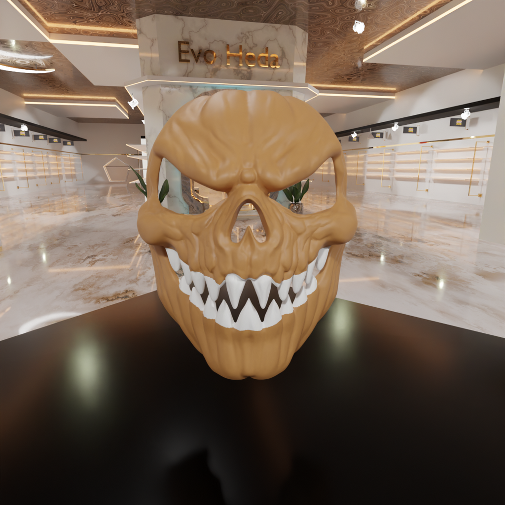 Evil Pumpkin Mask