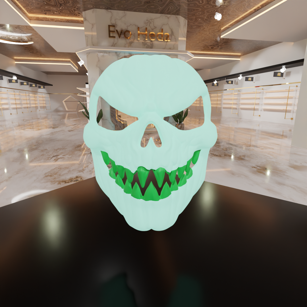 Evil Pumpkin Mask