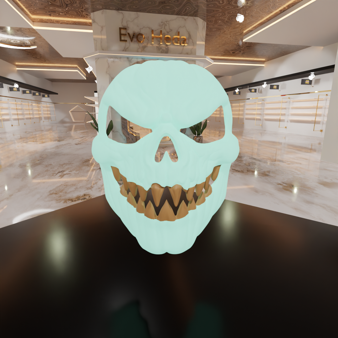 Evil Pumpkin Mask