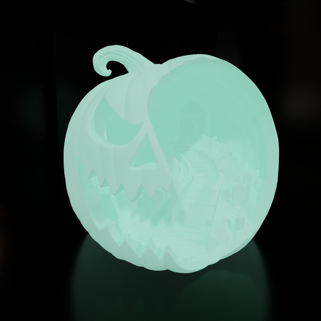 Pumpkin Scene - House