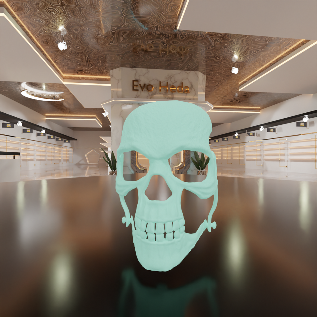 Movable Jaw Skull Mask