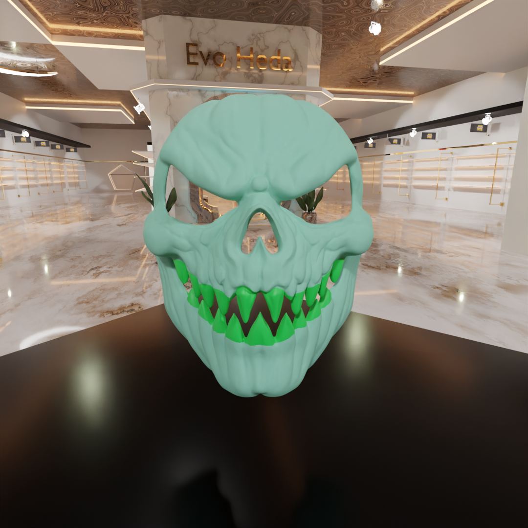 Evil Pumpkin Mask