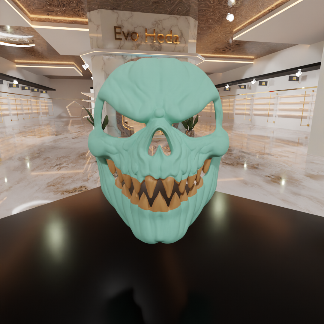 Evil Pumpkin Mask