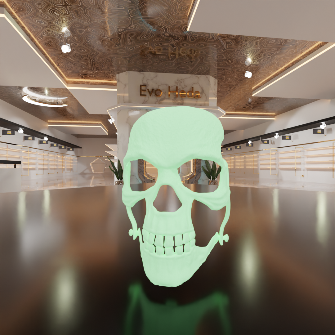 Movable Jaw Skull Mask