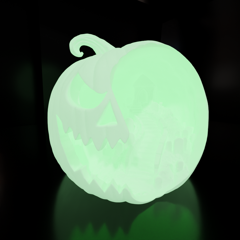 Pumpkin Scene - House