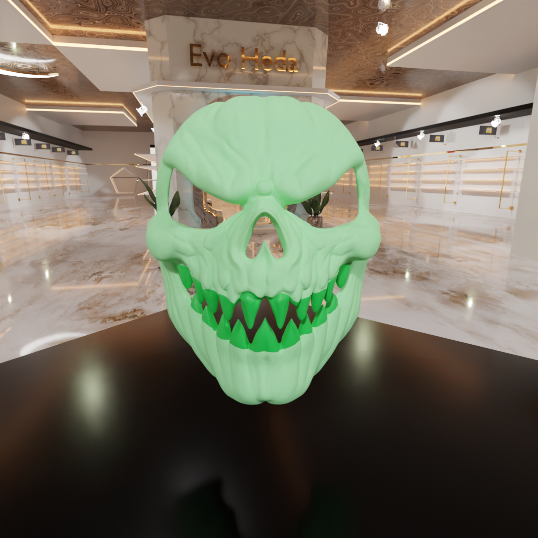 Evil Pumpkin Mask