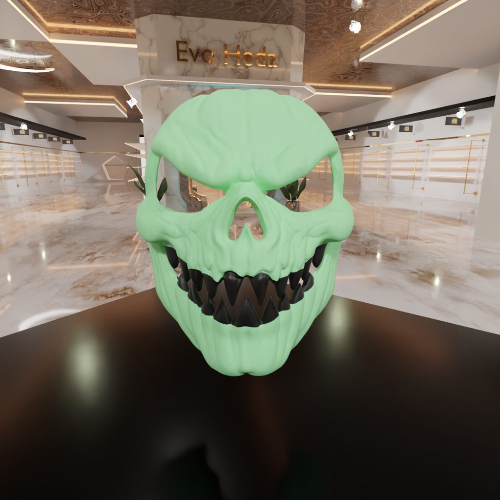 Evil Pumpkin Mask