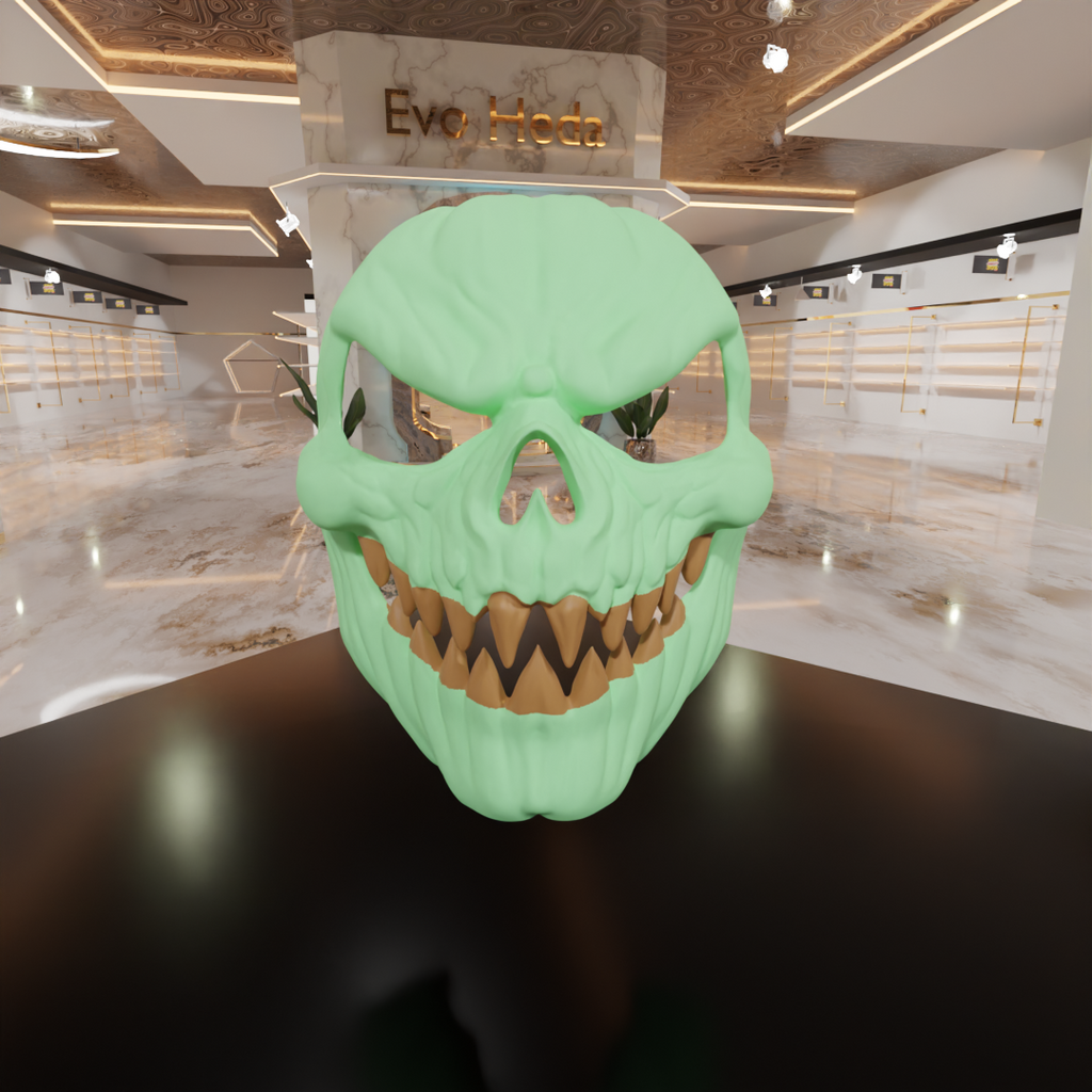 Evil Pumpkin Mask
