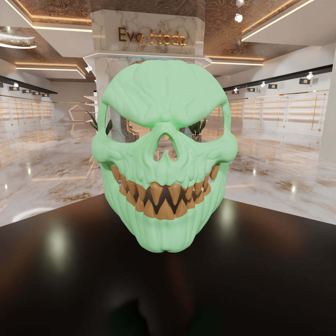 Evil Pumpkin Mask