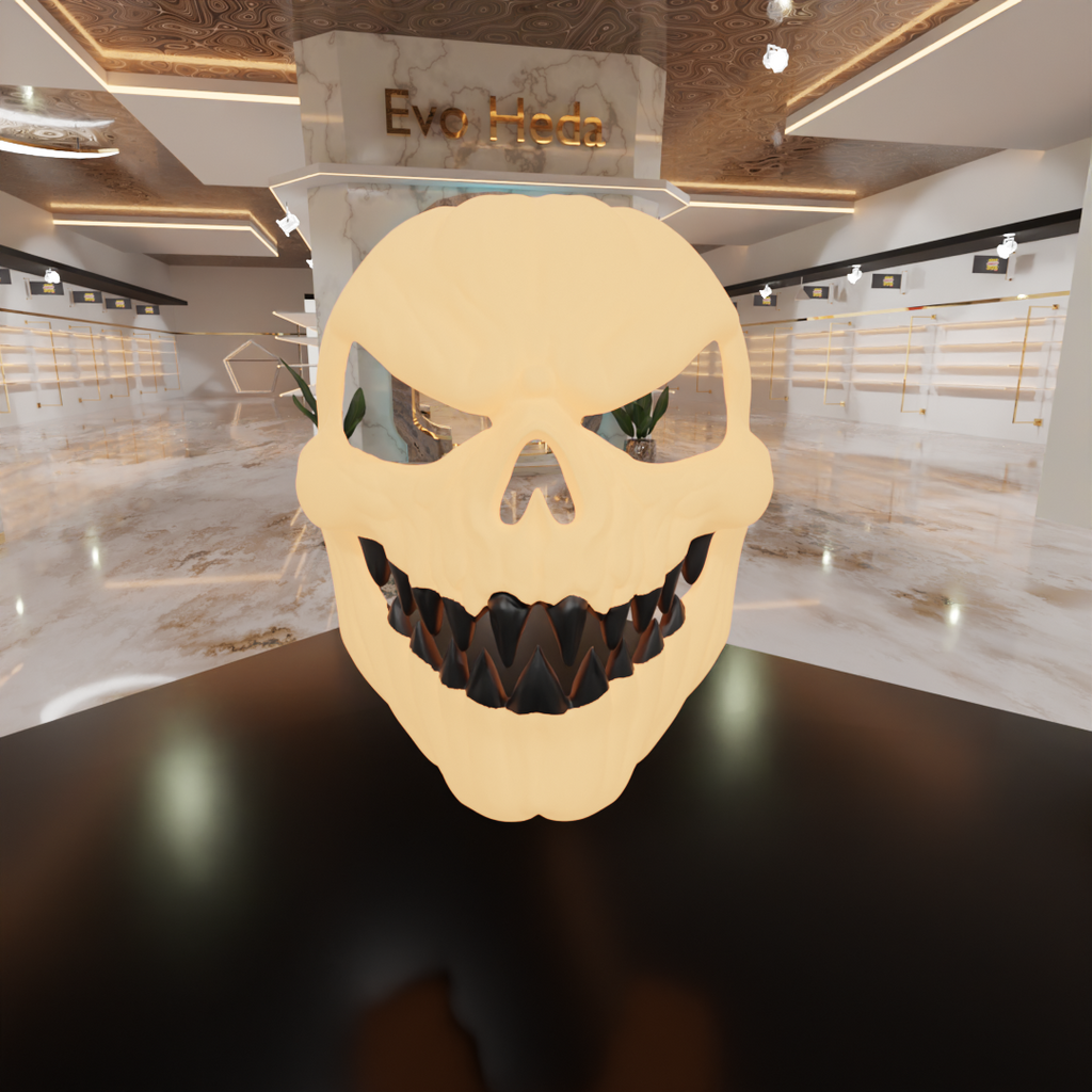 Evil Pumpkin Mask