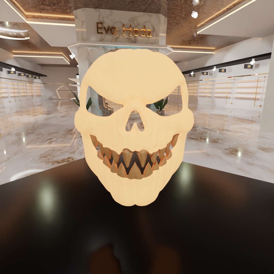 Evil Pumpkin Mask