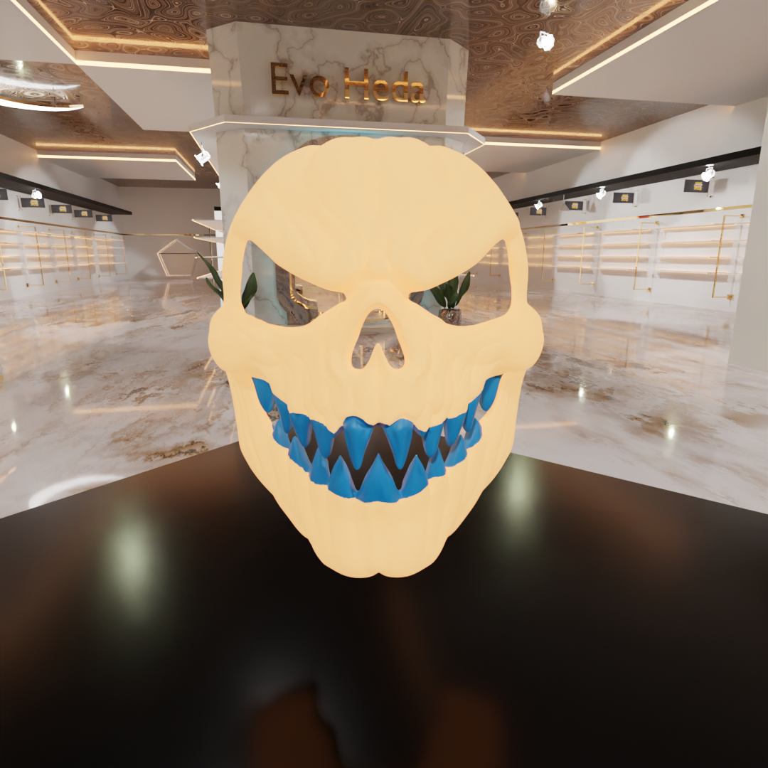 Evil Pumpkin Mask