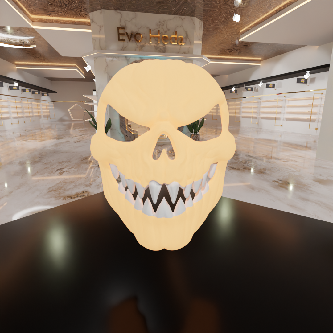 Evil Pumpkin Mask