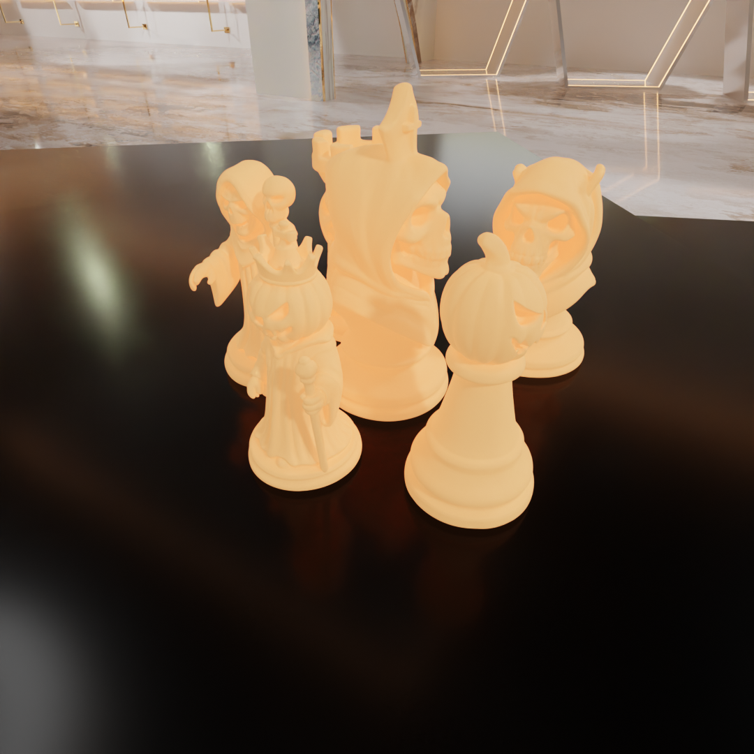 Halloween Horror Chess Set