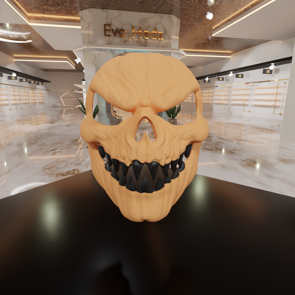 Evil Pumpkin Mask