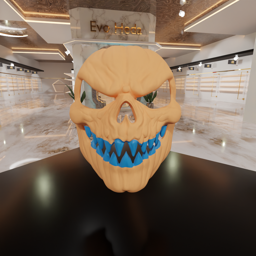 Evil Pumpkin Mask