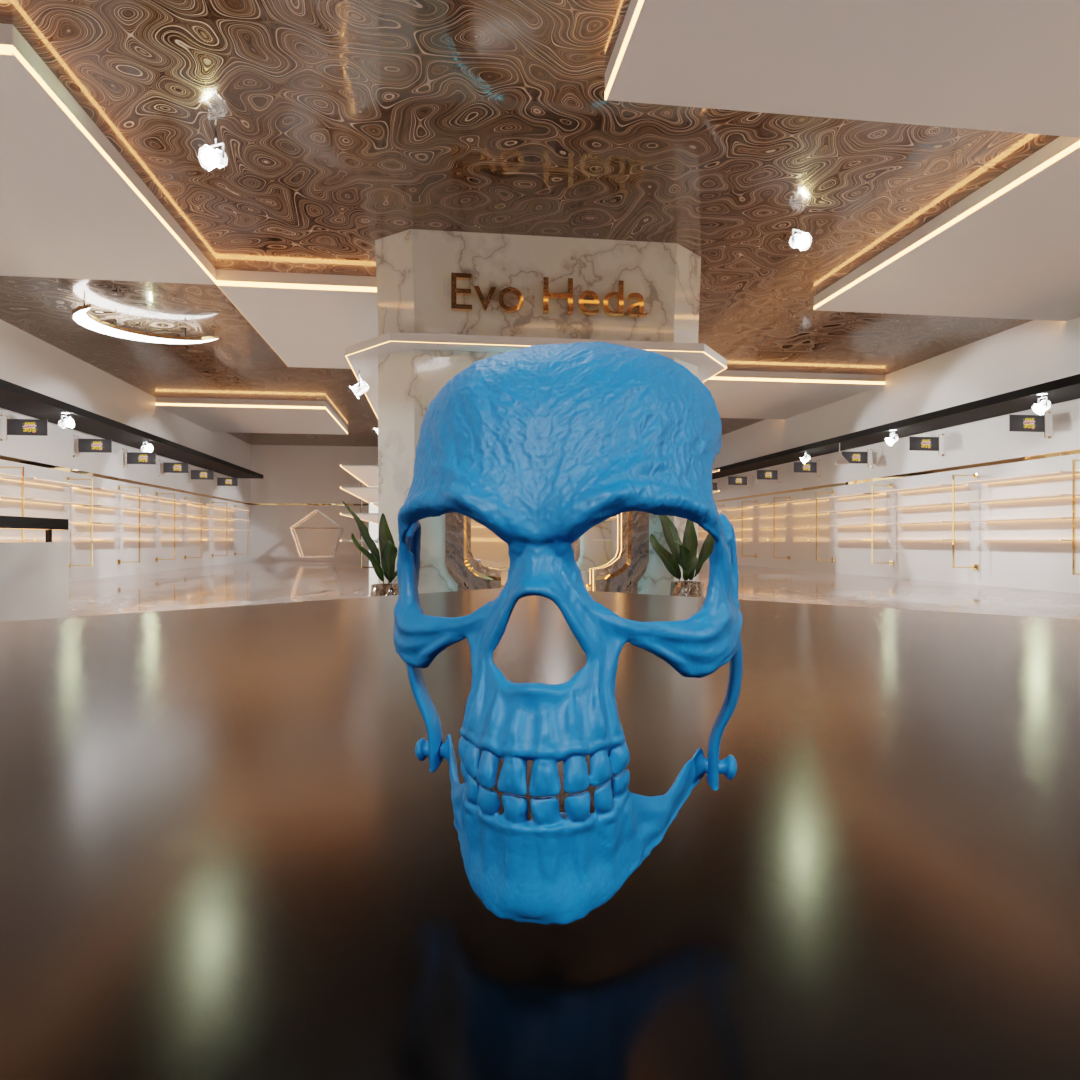 Movable Jaw Skull Mask