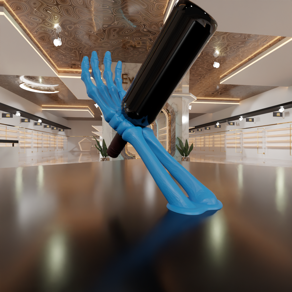 Skeleton Wine Bottle Holder