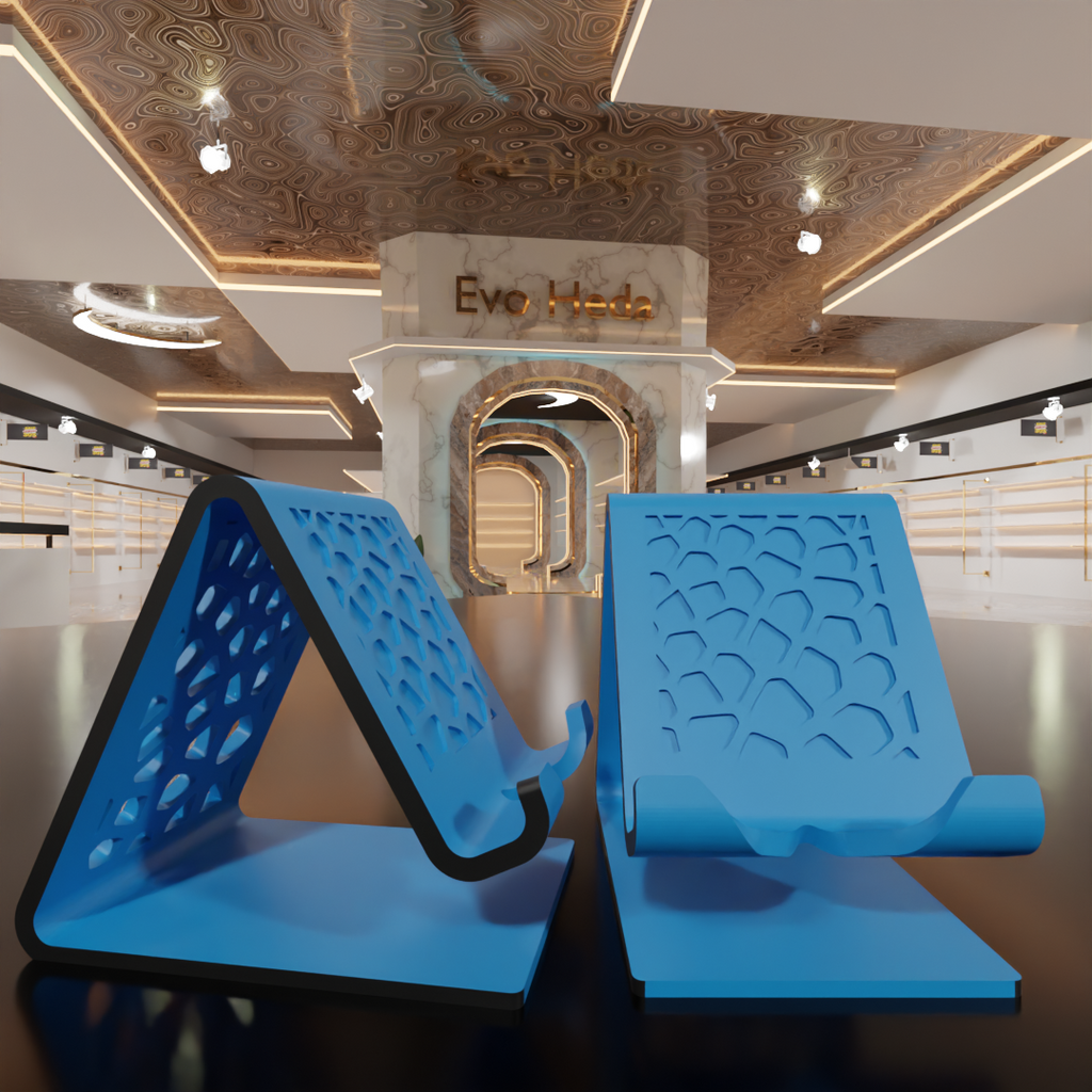 Mobile Phone Stand with Charging Cable Slot