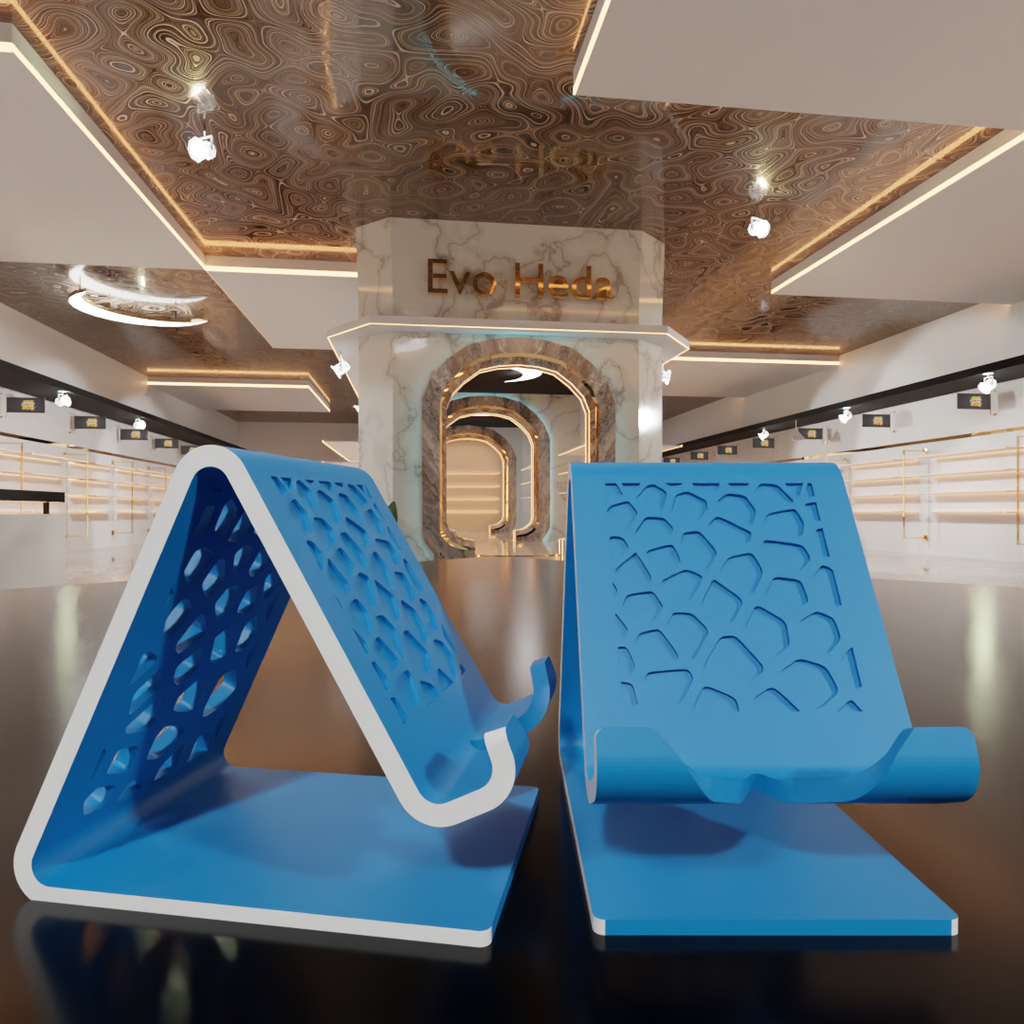 Mobile Phone Stand with Charging Cable Slot