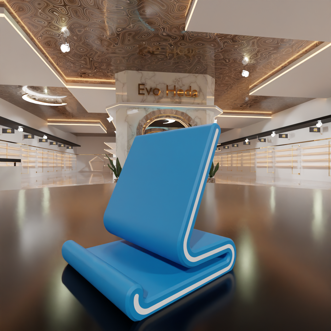 Modern Curve Phone Stand