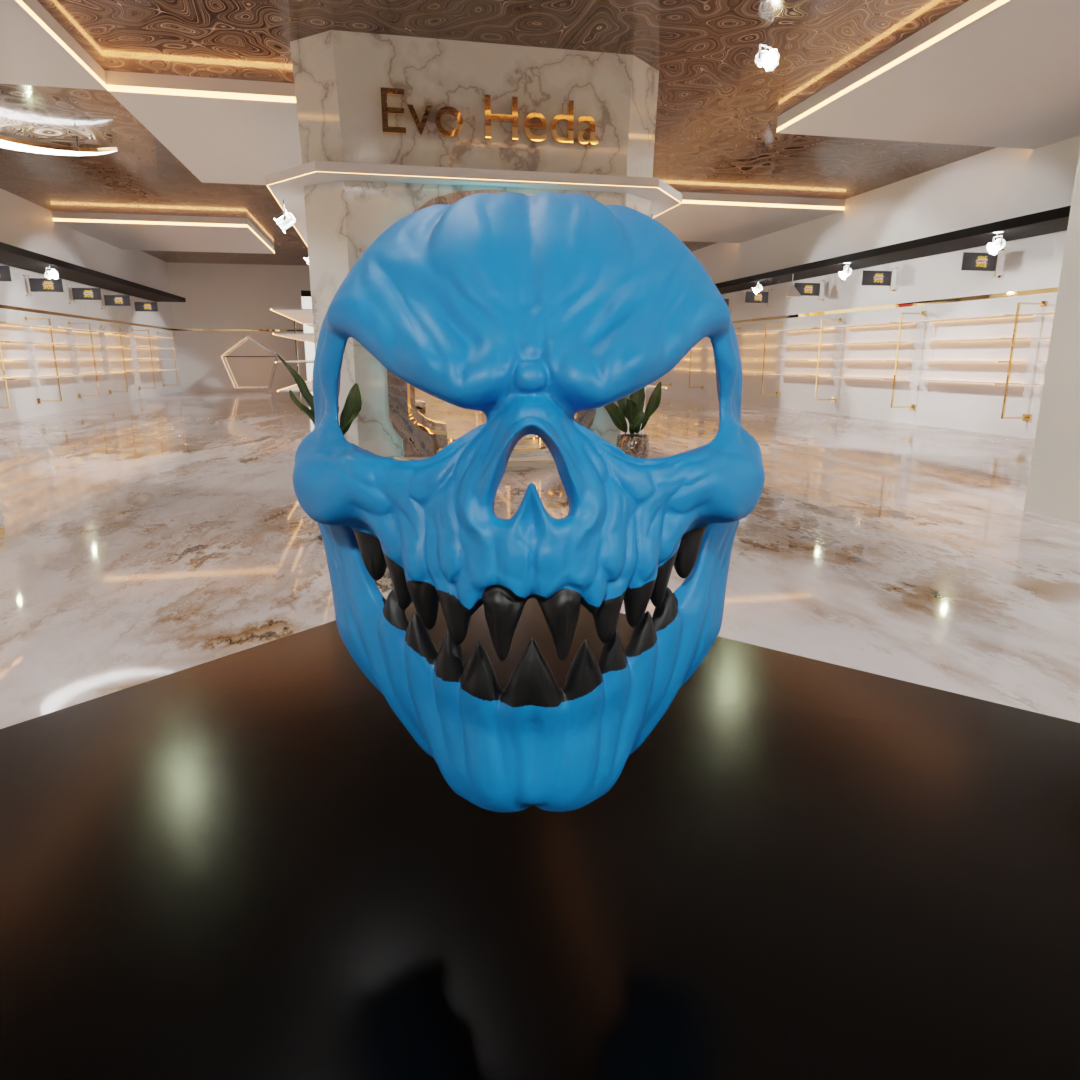 Evil Pumpkin Mask