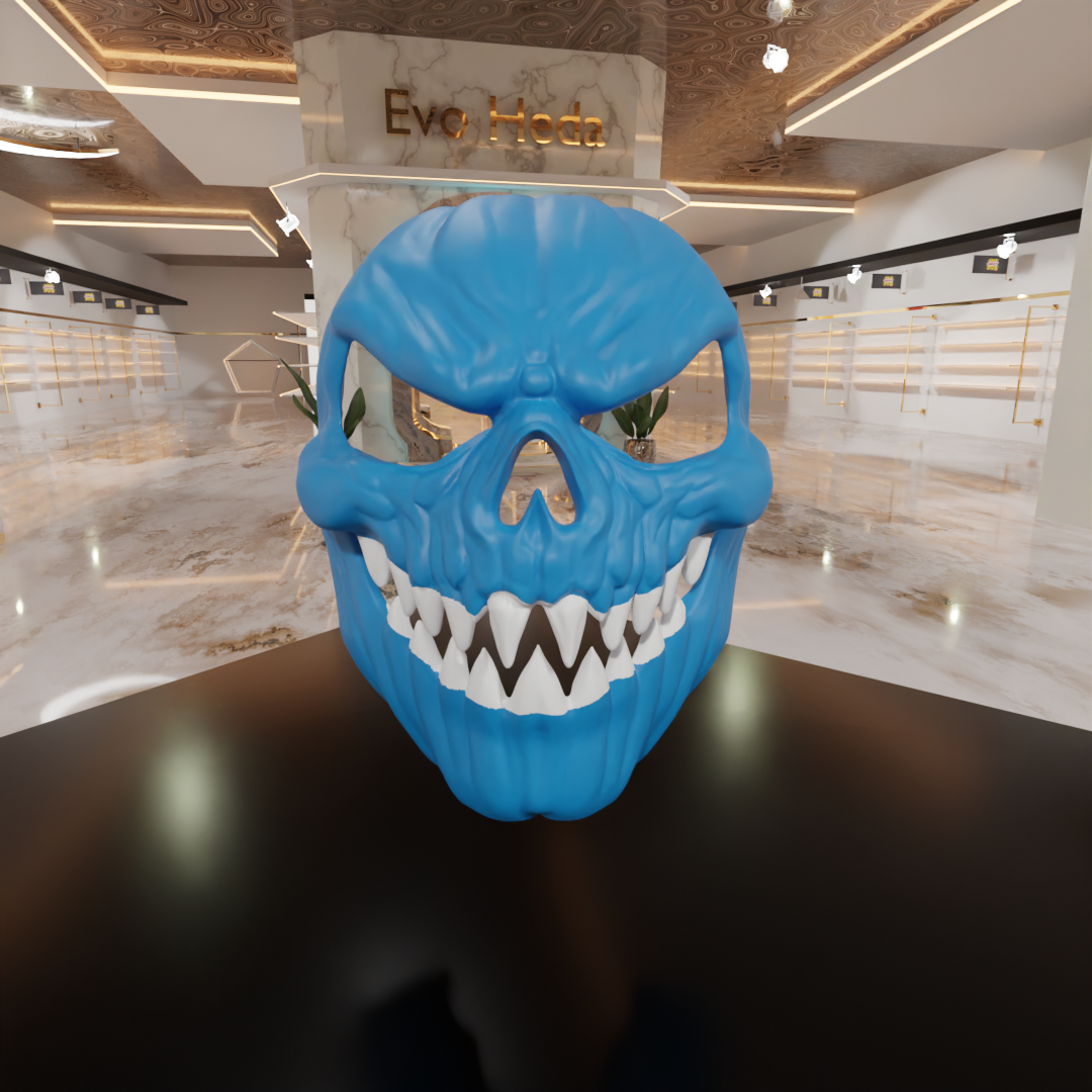 Evil Pumpkin Mask