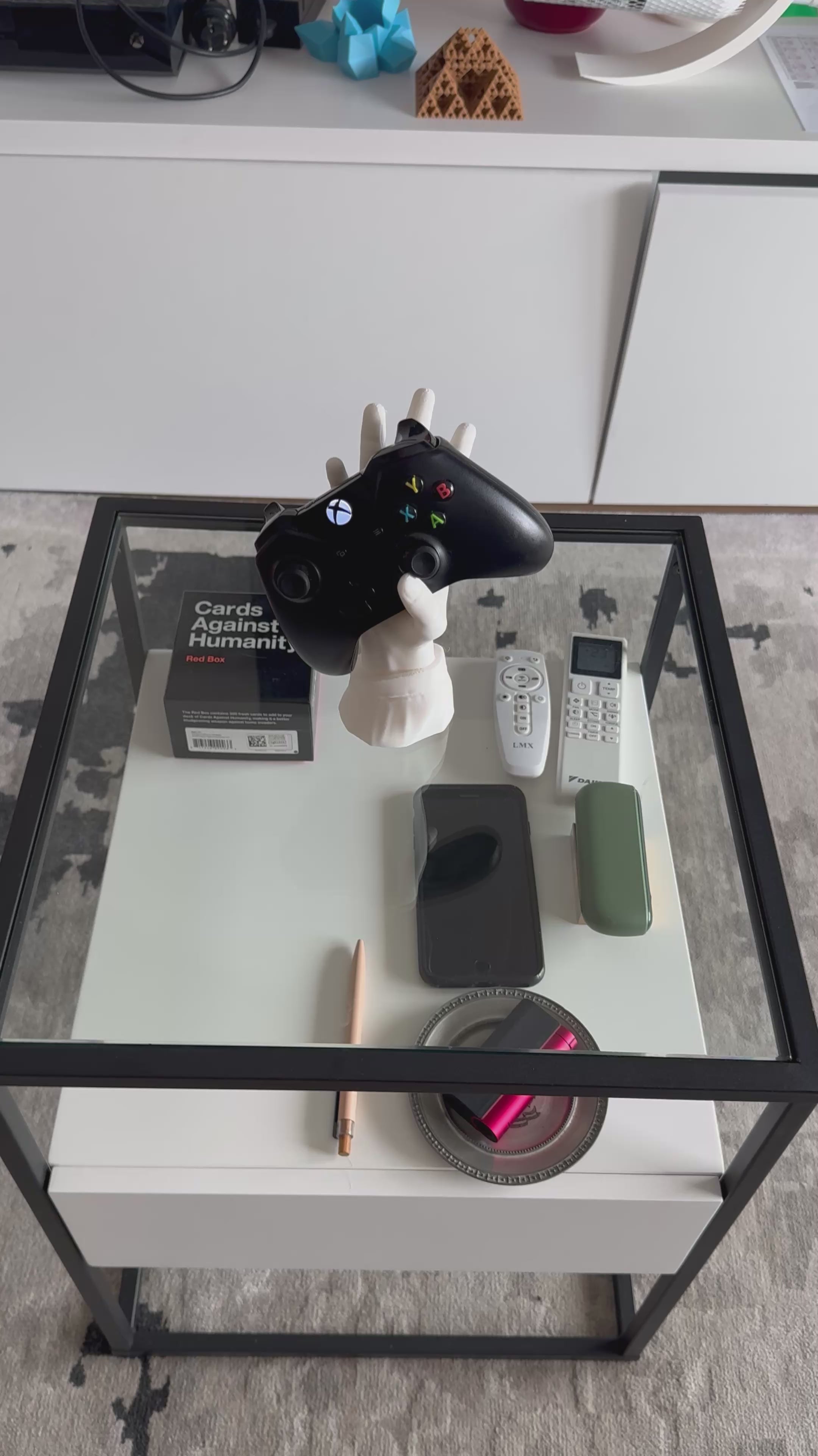 Hand-Shaped Controller Stand
