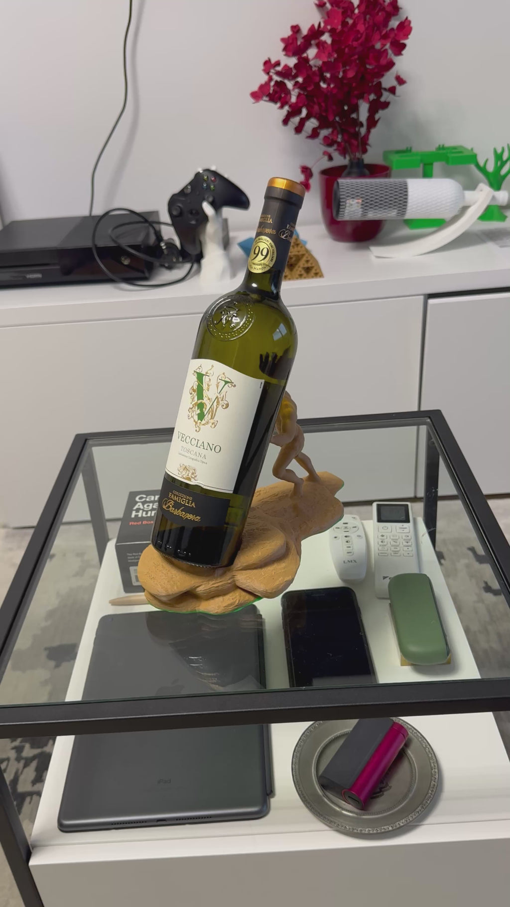 Greek God Wine Bottle Holder