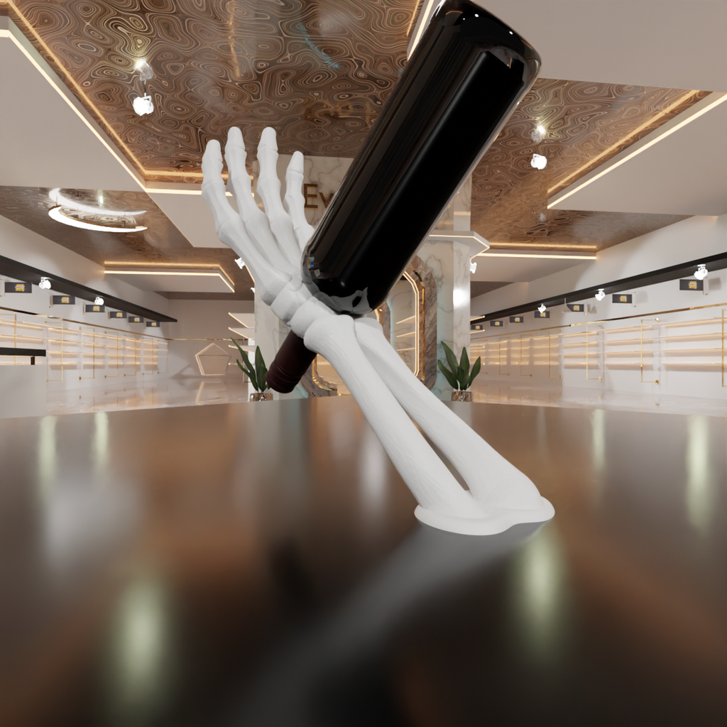 Skeleton Wine Bottle Holder