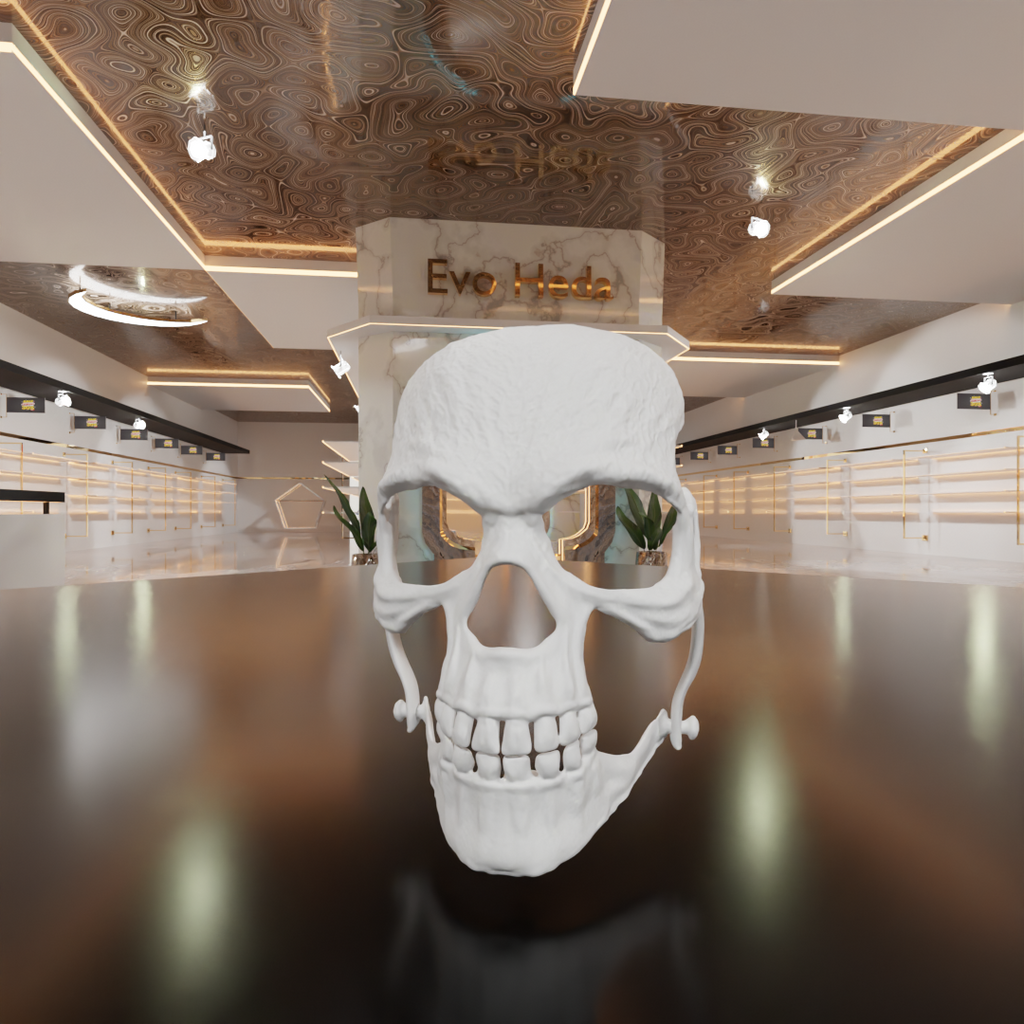 Movable Jaw Skull Mask