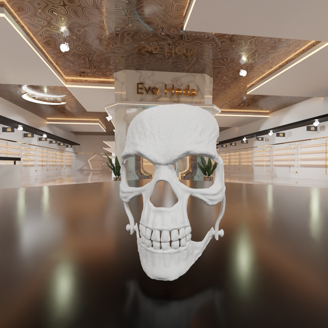 Movable Jaw Skull Mask