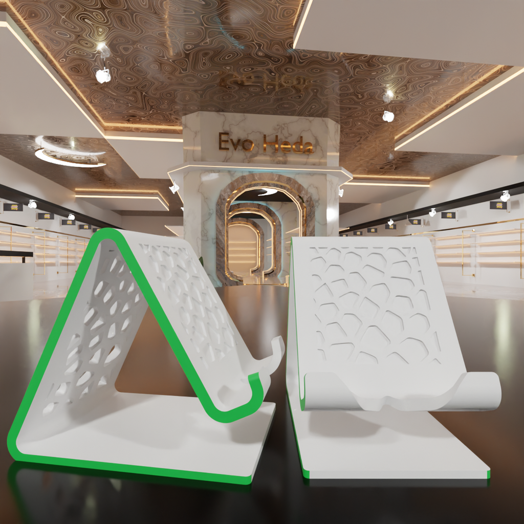 Mobile Phone Stand with Charging Cable Slot