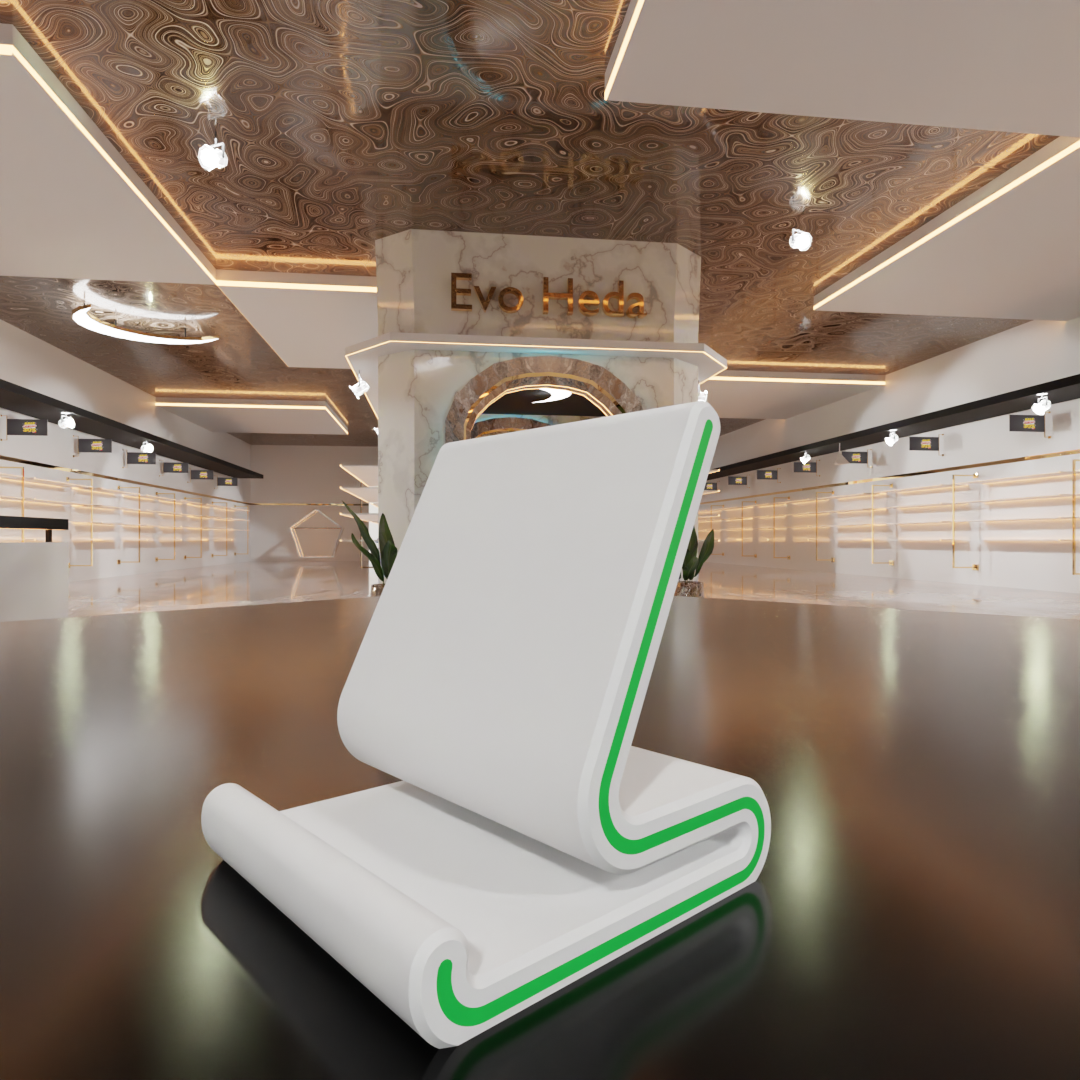 Modern Curve Phone Stand