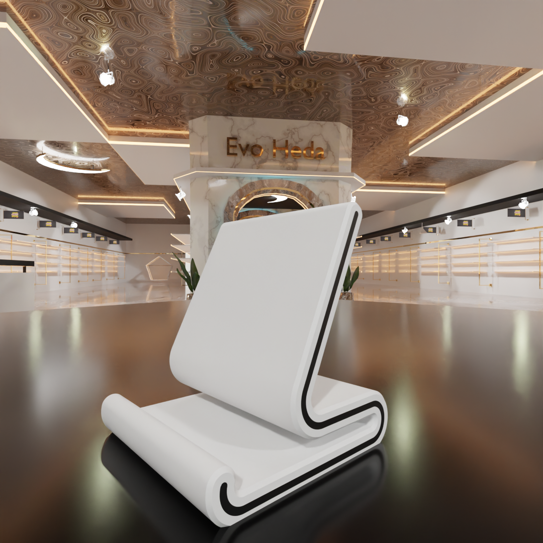 Modern Curve Phone Stand