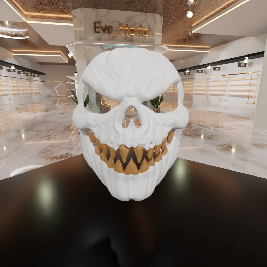 Evil Pumpkin Mask