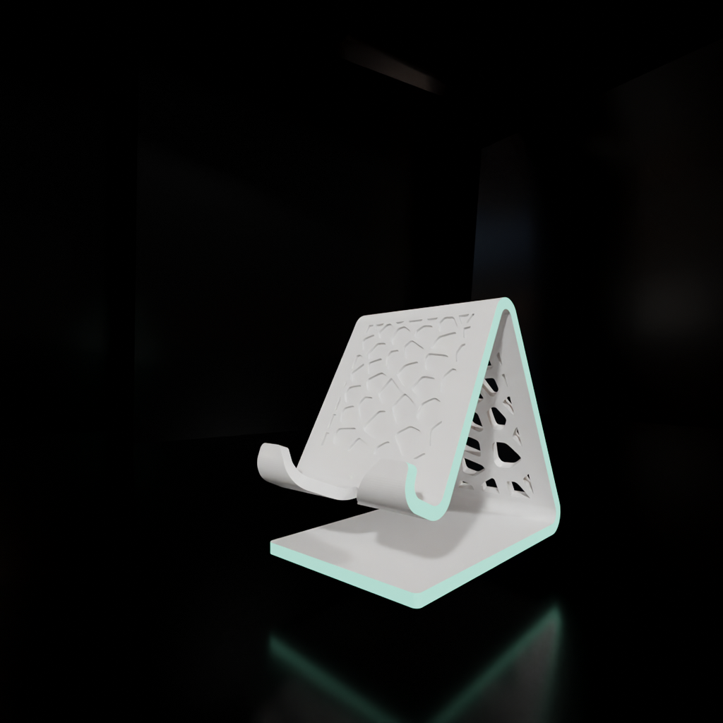 Mobile Phone Stand with Charging Cable Slot