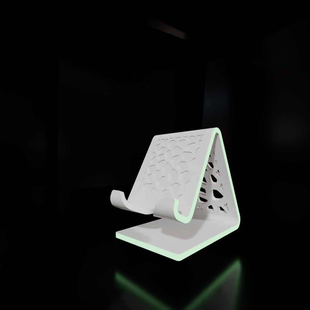 Mobile Phone Stand with Charging Cable Slot