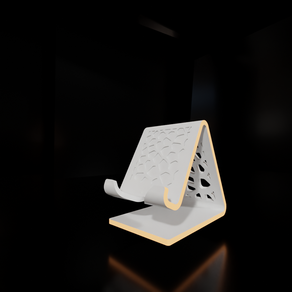 Mobile Phone Stand with Charging Cable Slot